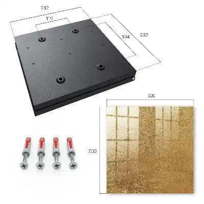 Decorative key box Warm texture with light streaks