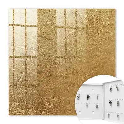 Decorative key box Warm texture with light streaks