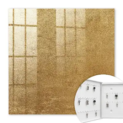 Decorative key box Warm texture with light streaks