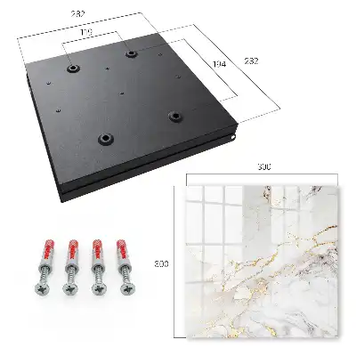Decorative key box The elegance of yellow stone with patterns