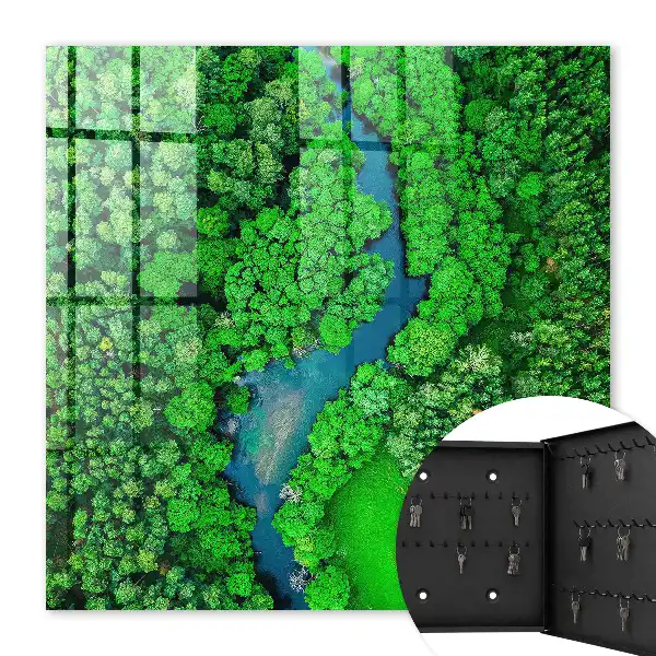 Key cabinet Green forests form a harmonious whole