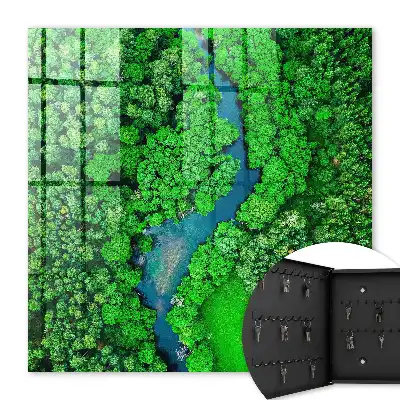 Key cabinet Green forests form a harmonious whole