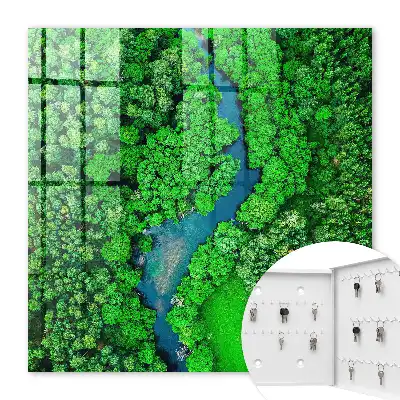 Key cabinet Green forests form a harmonious whole