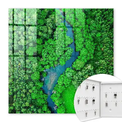 Key cabinet Green forests form a harmonious whole