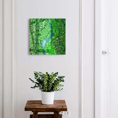 Key cabinet Green forests form a harmonious whole