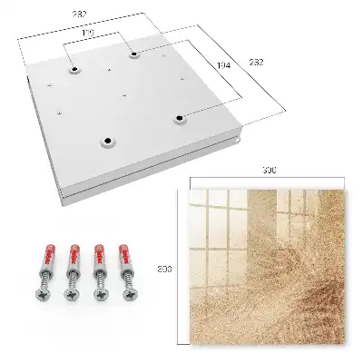 Key box for home Foam traces of beige texture