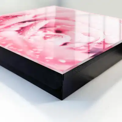 Wall mounted key box Rose delicacy with dew drops