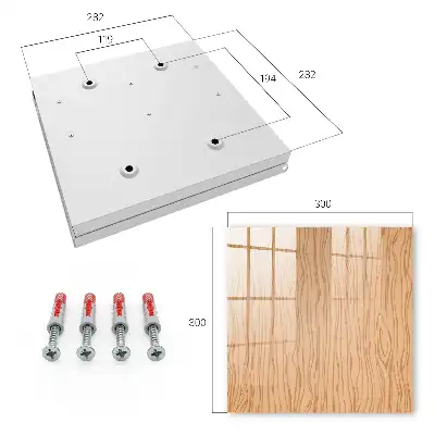 Key box for home Wooden texture, warm elegance