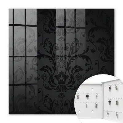 Key cabinet Classic ornament with a floral touch