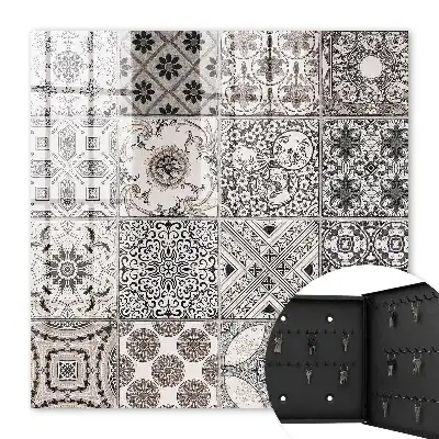 Key cabinet Stylish tiles with unique patterns