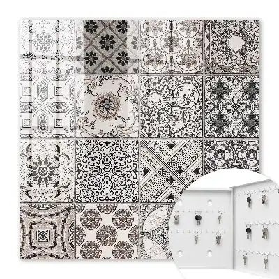 Key cabinet Stylish tiles with unique patterns