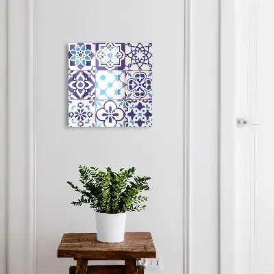 Decorative key box Geometric star patterns in motifs