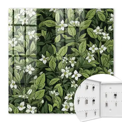 Key cabinet A plant motif full of life