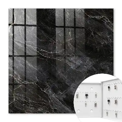 Decorative key box Stylish elegance reminiscent of marble