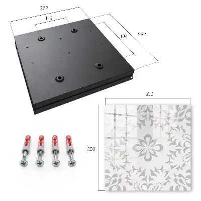 Key cabinet Elegant symmetry pattern
