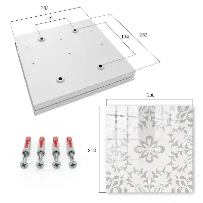 Key cabinet Elegant symmetry pattern