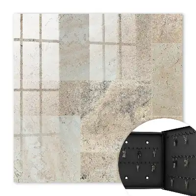 Key box for home Marble tiles with natural patterns