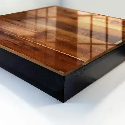 Decorative key box Wooden boards warm climate