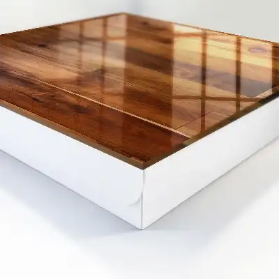 Decorative key box Wooden boards warm climate