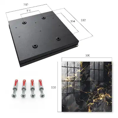 Wall mounted key cabinet Marble