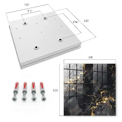 Wall mounted key cabinet Marble
