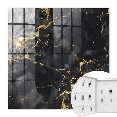 Wall mounted key cabinet Marble