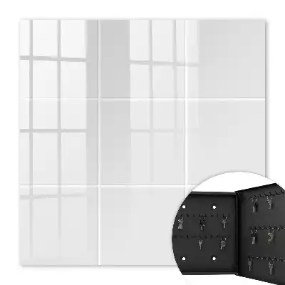 Key cabinet Bright tiles of unnecessary details