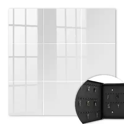 Key cabinet Bright tiles of unnecessary details