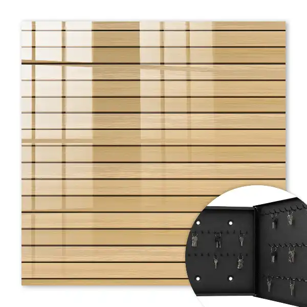 Wall mounted key box Beige shade boards