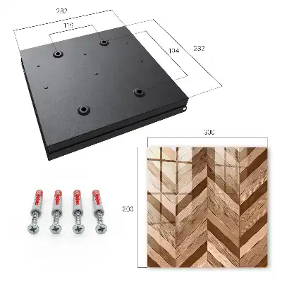 Key box for home Wooden herringbone dynamics
