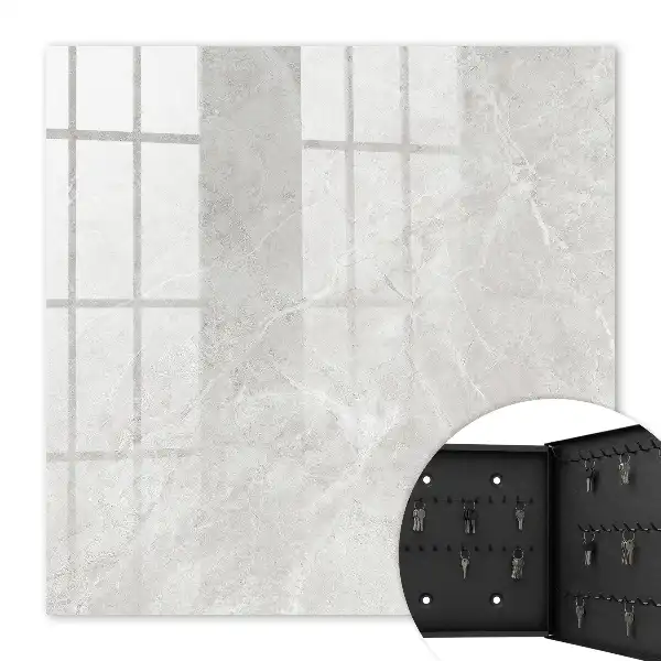 Decorative key box Gray structure in shades