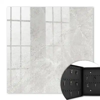 Decorative key box Gray structure in shades