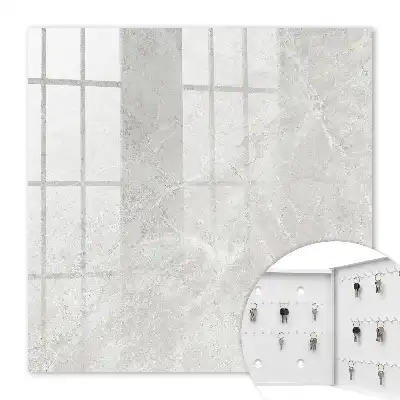 Decorative key box Gray structure in shades