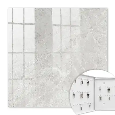 Decorative key box Gray structure in shades