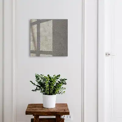 Wall mounted key cabinet Gray texture tonal transitions