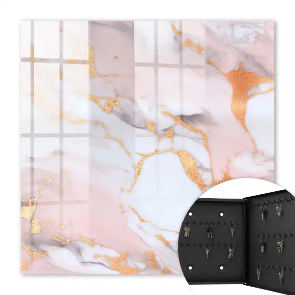 Key cabinet Abstract marble patterns