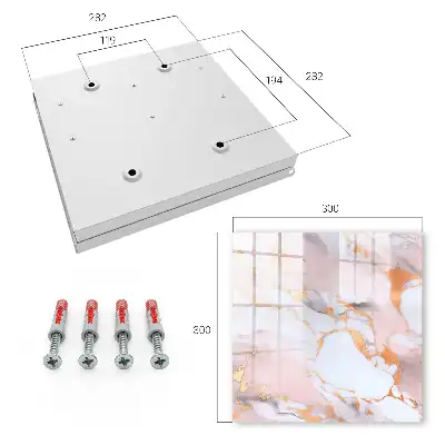 Key cabinet Abstract marble patterns
