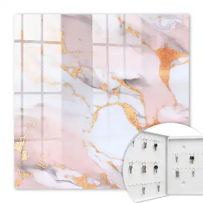 Key cabinet Abstract marble patterns