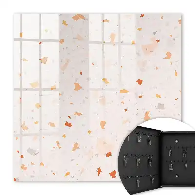 Wall mounted key box An elegant mosaic of warm colors