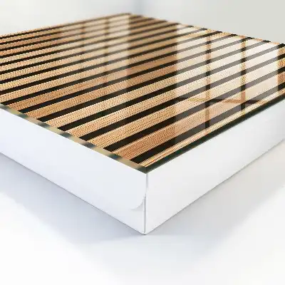 Wall mounted key box Vertical stripes of belts