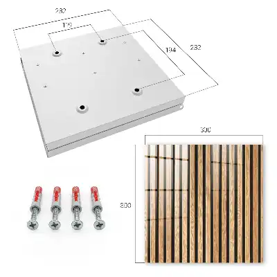 Wall mounted key box Vertical stripes of belts