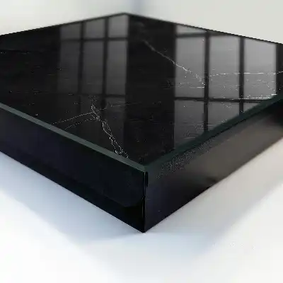 Key box for home Marble black with white veins