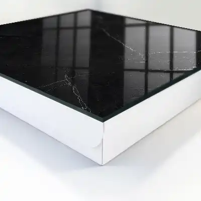 Key box for home Marble black with white veins
