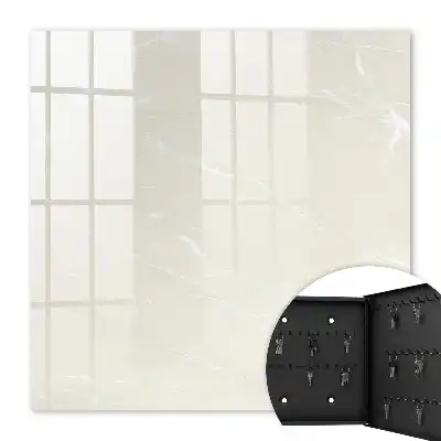 Decorative key box Marble elegance in delicate colors