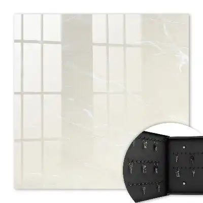 Decorative key box Marble elegance in delicate colors