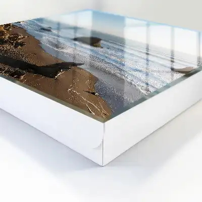 Key cabinet Seaside landscape with blue ocean