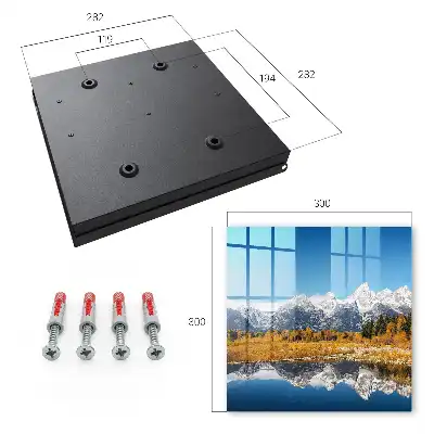 Key box for home Golden autumn on the lake