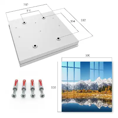 Key box for home Golden autumn on the lake