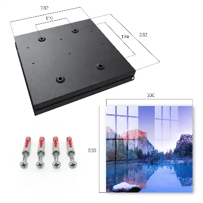 Wall mounted key box Magic of the landscape, a quiet morning