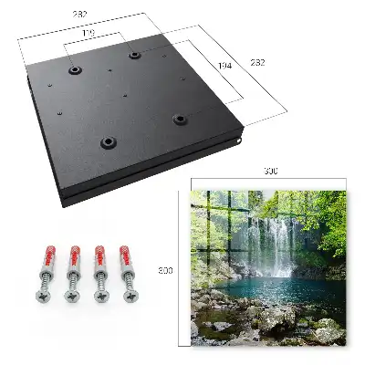 Key cabinet Natural waterfall endless harmony